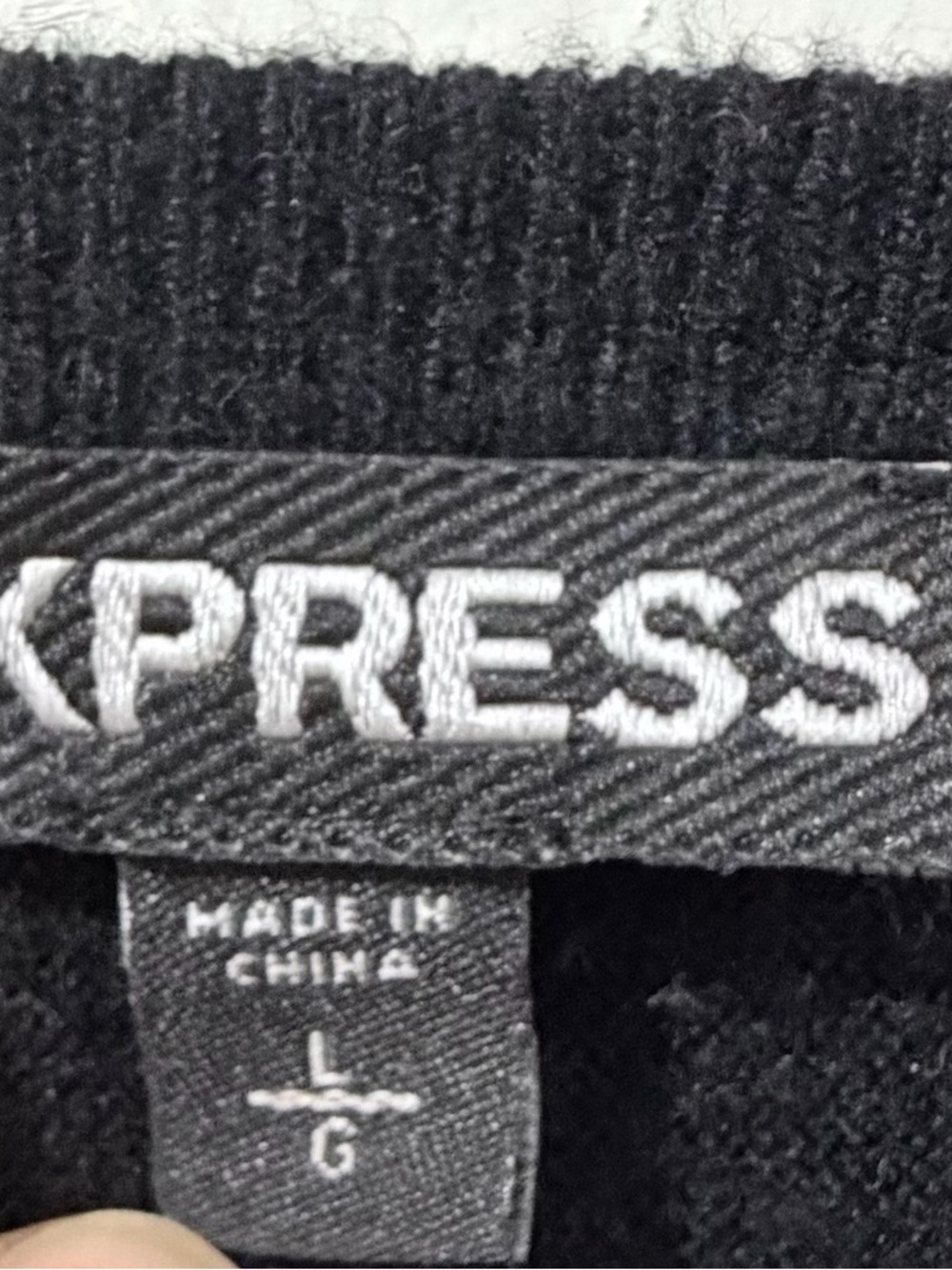 Express Black Sweater